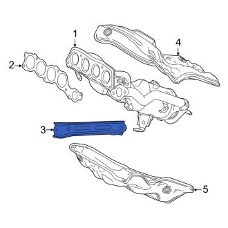 New OEM Exhaust Manifold Brace Fits, 2019-2024 Lexus ES - Part # 1711825010