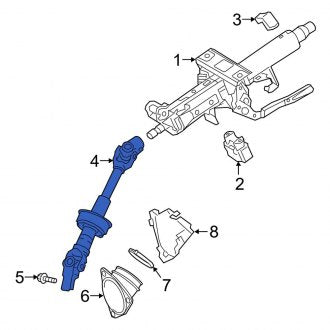 New OEM Steering Shaft Fits, 2019-2024 Lexus ES - Part # 4522007030