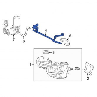 New OEM Brake Vacuum Hose Fits, 2019-2024 Lexus ES - Part # 4455106060