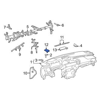 New OEM Center Speaker Cover Fits, 2019-2022 Lexus ES - Part # 5551033080C0