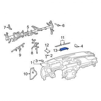 New OEM Center Speaker Cover Fits, 2019-2021 Lexus ES - Part # 5551006090C0