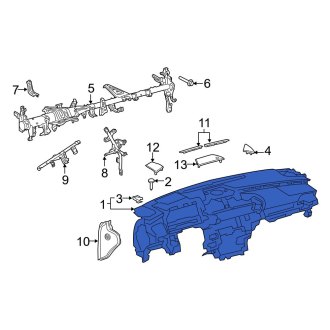 New OEM Dashboard Panel Fits, 2019-2022 Lexus ES - Part # 554003301000