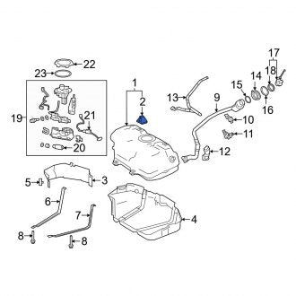 New OEM Fuel Tank Insulator Fits, 2019-2024 Lexus ES - Part # 7765106060