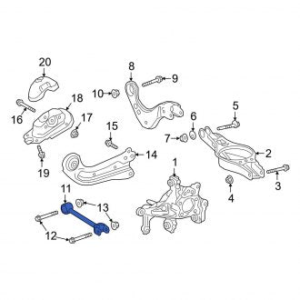 New OEM Rear Lower Forward Suspension Control Arm Fits, 2021-2024 Lexus ES - Part # 487100R050