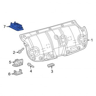 New OEM Rear Cargo Area Light Fits, 2022 Lexus ES - Part # 8133033020