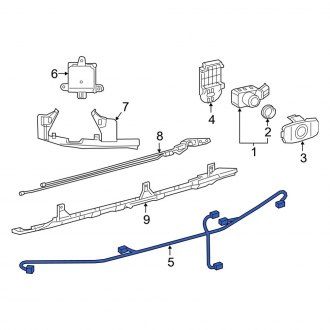 New OEM Rear Parking Aid System Wiring Harness Fits, 2019-2022 Lexus ES - Part # 8218233220