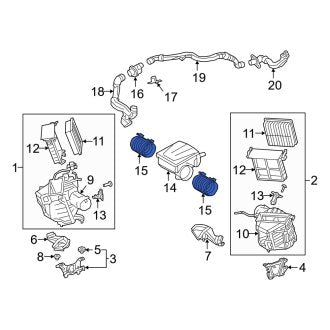 New OEM Rear Rearward Engine Air Intake Hose Fits, 2018-2024 Lexus LC - Part # 1787838030