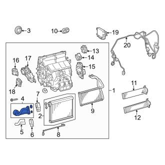 New OEM Center A/C Refrigerant Liquid Hose Fits, 2016-2020 Lexus GS - Part # 8871624340