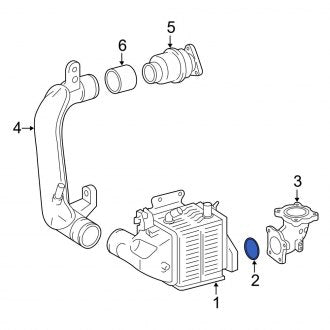 New OEM Genuine Lexus, Intercooler Gasket - Part # 1737736010