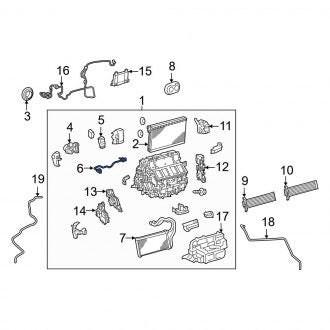 New OEM A/C Evaporator Temperature Sensor Fits, 2018-2021 Lexus LS - Part # 8862074010