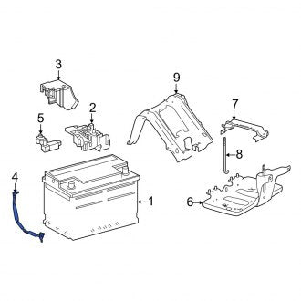 New OEM Battery Vent Tube Fits, 2018-2024 Lexus LS - Part # 2888570040