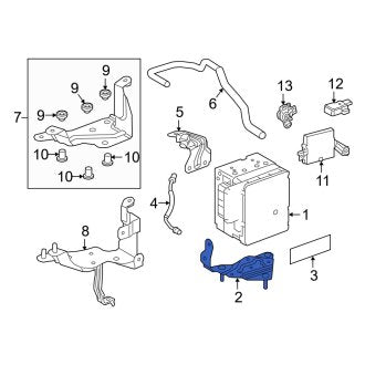 New OEM ABS Modulator Bracket Fits, 2022-2024 Lexus LS - Part # 4459562021