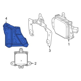 New OEM Right Cruise Control Distance Sensor Bracket Fits, 2018-2024 Lexus LS - Part # 8821550050