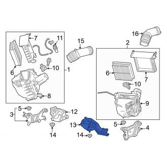 New OEM Front Left Engine Air Intake Hose Fits, 2018-2024 Lexus LS - Part # 1775270010