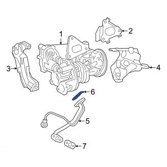 New OEM Genuine Lexus, Turbocharger Oil Line Gasket - Part # 1547270010