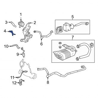 New OEM Evaporative Emissions System Lines Fits, 2018-2024 Lexus LS - Part # 2381870040