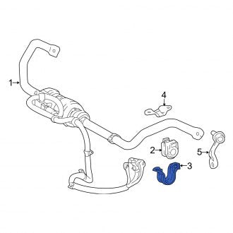 New OEM Front Suspension Stabilizer Bar Bracket Fits, 2018-2024 Lexus LS - Part # 4882750020