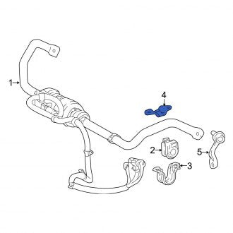 New OEM Front Suspension Stabilizer Bar Bracket Fits, 2018-2024 Lexus LS - Part # 4882450070