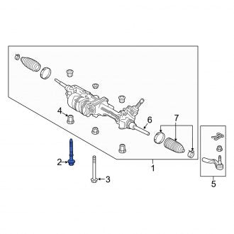 New OEM Genuine Lexus, Outer Rack and Pinion Bolt - Part # 9011912442