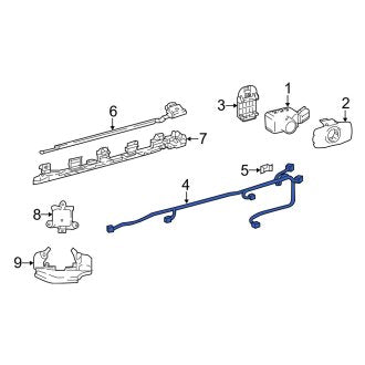 New OEM Rear Parking Aid System Wiring Harness Fits, 2021-2024 Lexus LS - Part # 8218350110