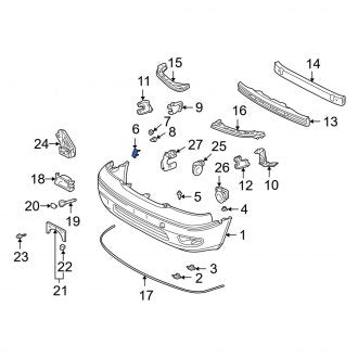 New OEM Genuine Lexus, Front Right Bumper Cover Bolt - Part # 5253550040