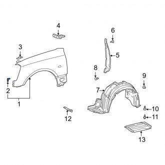 New OEM Genuine Lexus, Fender Bracket - Part # 5383450040