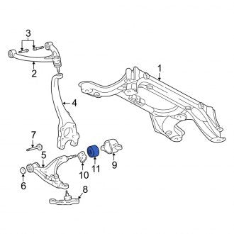 New OEM Front Lower Suspension Control Arm Bushing Fits, 2001-2006 Lexus LS - Part # 4865550012