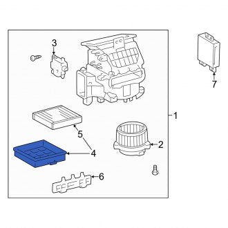 New OEM Cabin Air Filter Case Fits, 2004-2006 Lexus LS - Part # 8850850060