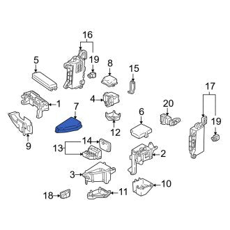 New OEM Upper Fuse Box Cover Fits, 2001-2006 Lexus LS - Part # 8266250080