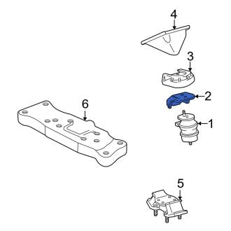 New OEM Engine Mount Bracket Fits, 2001-2006 Lexus LS - Part # 1238150130