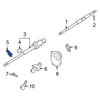 New OEM Genuine Lexus, Steering Column Bracket - Part # 4579950010