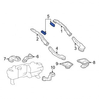 New OEM Rear Dashboard Air Vent Fits, 2004-2006 Lexus LS - Part # 6298550070A0