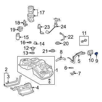 New OEM Catalytic Converter Heat Shield Fits, 2004-2006 Lexus LS - Part # 7729050040