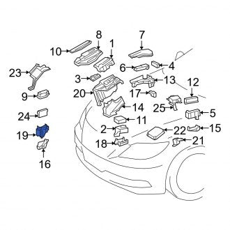 New OEM Fuse Box Fits, 2007-2017 Lexus LS - Part # 8266150010