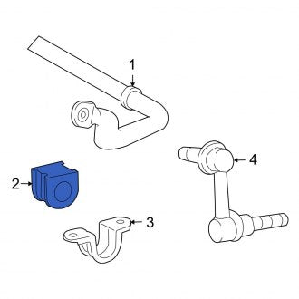 New OEM Front Suspension Stabilizer Bar Bushing Fits, 2007-2017 Lexus LS - Part # 4881550200