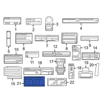 New OEM Genuine Lexus, Tire Information Label - Part # 4266150