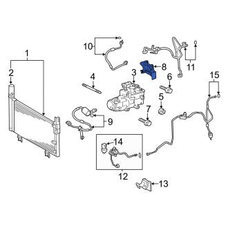 New OEM A/C Compressor Insulator Fits, 2013-2016 Lexus LS - Part # 8889250130