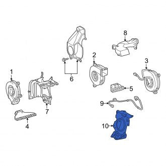 New OEM Drive Motor Battery Pack Cooling Fan Bracket Fits, 2010-2016 Lexus LS - Part # G92FA50010