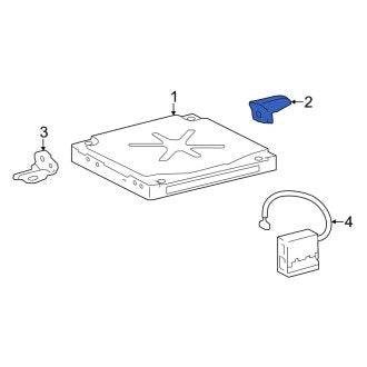 New OEM Genuine Lexus, Right Mobile Phone Control Module Bracket - Part # 8671950301