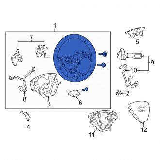 New OEM Steering Wheel Fits, 2013-2017 Lexus LS - Part # 4510050510C1