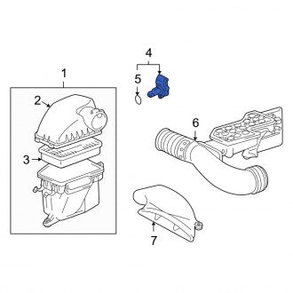 New OEM Mass Air Flow Sensor Fits, 2001-2005 Lexus GS - Part # 2220415010