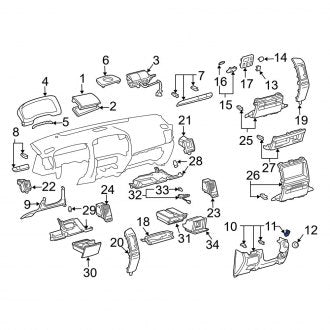 New OEM Genuine Lexus, Instrument Panel Cover - Part # 5553951020C0