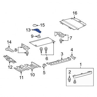 New OEM Rear Right Trunk Trim Scuff Plate Fits, 2010-2019 Lexus GX - Part # 6793360023