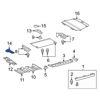 New OEM Rear Left Trunk Trim Scuff Plate Fits, 2010-2019 Lexus GX - Part # 6793460023