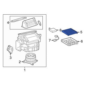 New OEM Cabin Air Filter Fits, 2007-2012 Lexus ES - Part # 8713907010