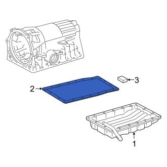 New OEM Transmission Oil Pan Gasket Fits, 2008-2011, 2014-2020 Lexus GS - Part # 3516850010