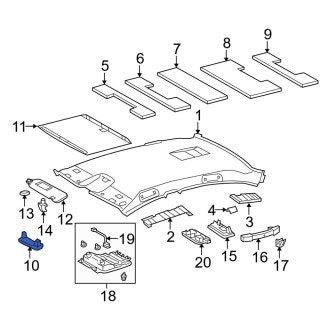 New OEM Roof Opening Trim Fits, 2006-2007 Lexus GS - Part # 7563130060B0