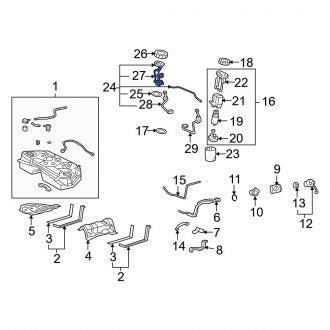 New OEM Fuel Hose Fits, 2006 Lexus GS - Part # 7720330180