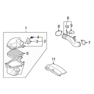 New OEM Mass Air Flow Sensor Bolt Fits, 2008-2011 Lexus GS - Part # 90167A0016