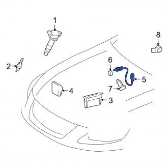 New OEM Fuel Pressure Sensor Fits, 2006-2011 Lexus GS - Part # 8945830011